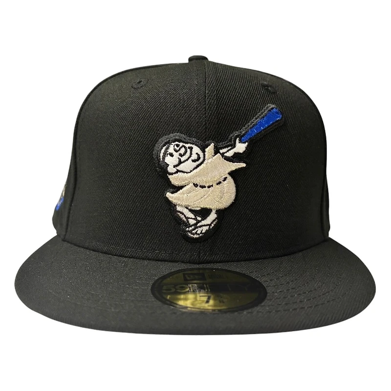 San Diego Padres Black Swinging Friar Logo Go Patch New Era 59FIFTY Fitted Hat