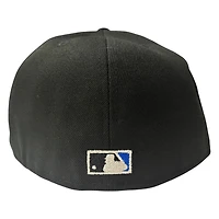 San Diego Padres Black Swinging Friar Logo Go Patch New Era 59FIFTY Fitted Hat