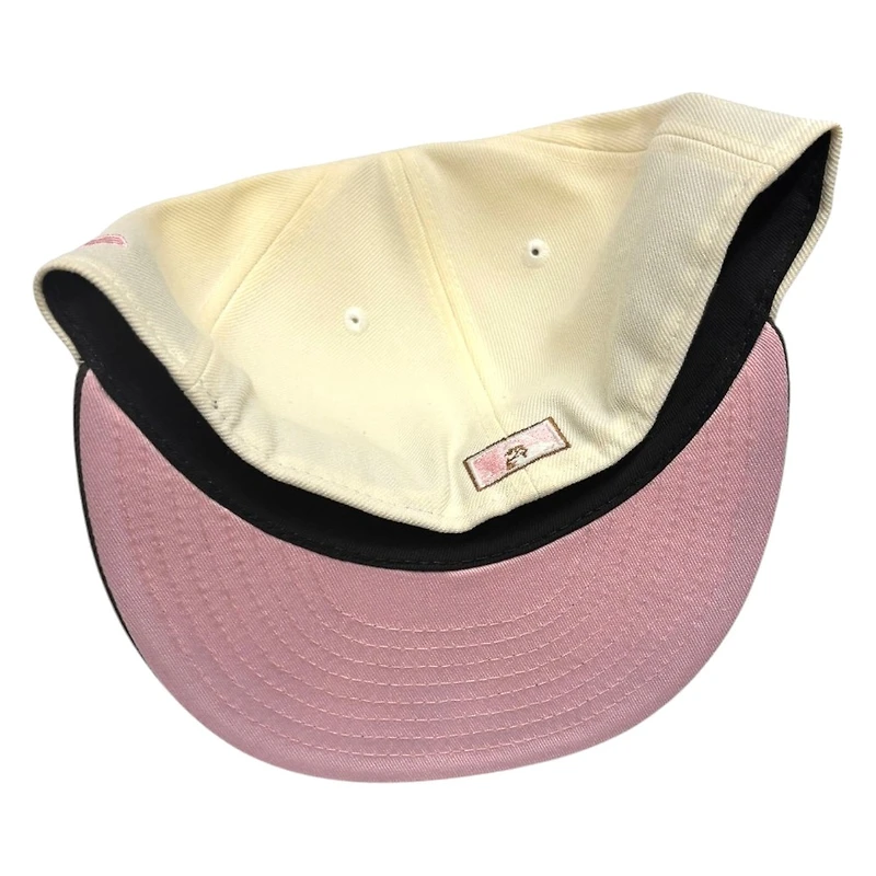 San Diego Padres Chrome and Brown Swinging Friar Petco Park Patch Pink UV New Era 59FIFTY Fitted Hat