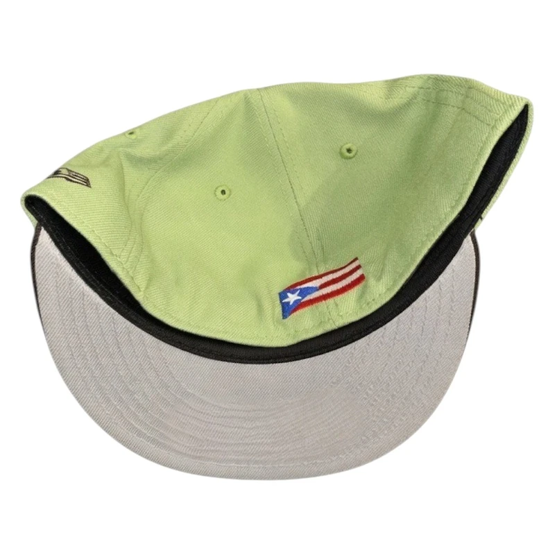 Everett AquaSox Matcha Green and Burntwood Brown NW League Patch New Era 59FIFTY Fitted Hat