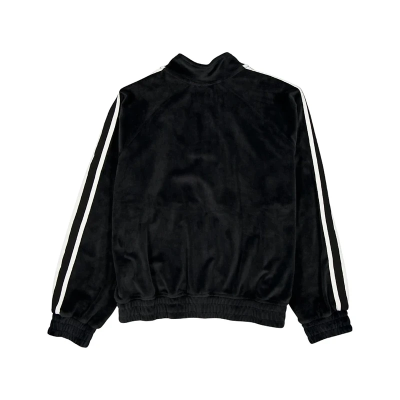 Women's San Francisco 49ers Black Throwback Prep New Era Track Jacket