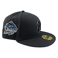 New York Yankees Graphite 1999 World Series Patch Icy Blue UV Era 59FIFTY Fitted Hat