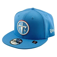 Tennessee Titans Light Blue Trucker Circle Logo New Era 9FIFTY Snapback Hat