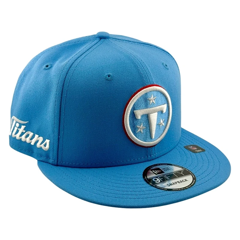 Tennessee Titans Light Blue Trucker Circle Logo New Era 9FIFTY Snapback Hat