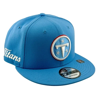 Tennessee Titans Light Blue Trucker Circle Logo New Era 9FIFTY Snapback Hat