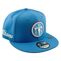 Tennessee Titans Light Blue Trucker Circle Logo New Era 9FIFTY Snapback Hat