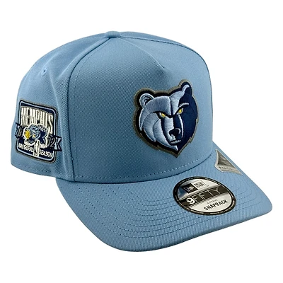 Memphis Grizzlies Light Blue Inaugural Season New Era 9FIFTY A-Frame Snapback Hat