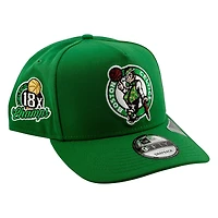 Boston Celtics Green 18x Champs New Era 9FIFTY A-Frame Snapback Hat