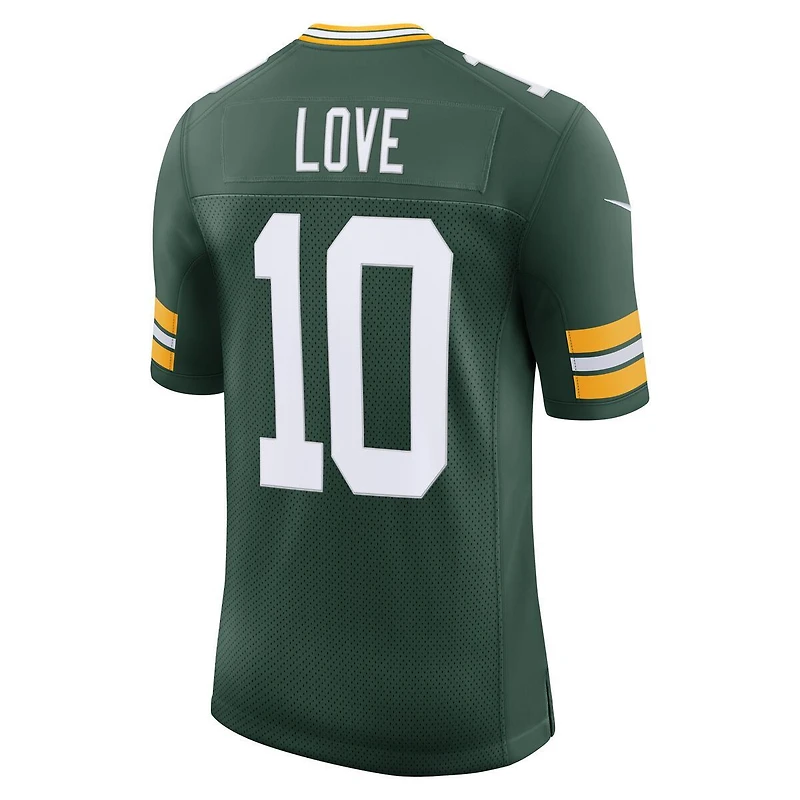 Green Bay Packers Jordan Love Nike Vapor F.U.S.E Stitched Limited Jersey