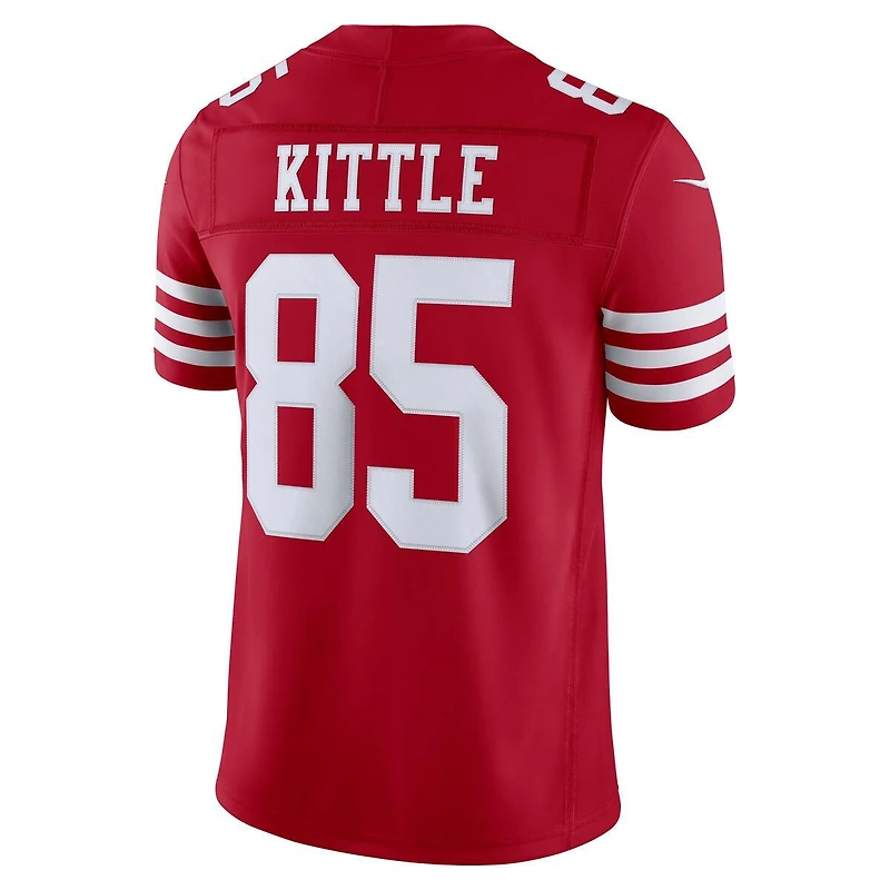 San Francisco 49ers George Kittle Scarlet Nike Vapor F.U.S.E Stitched Limited Jersey