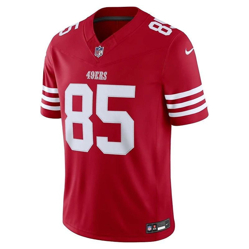San Francisco 49ers George Kittle Scarlet Nike Vapor F.U.S.E Stitched Limited Jersey