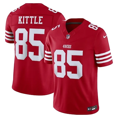 San Francisco 49ers George Kittle Scarlet Nike Vapor F.U.S.E Stitched Limited Jersey