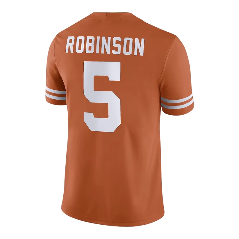 Texas Longhorns Bijan Robinson Orange Nike Game Player Jersey