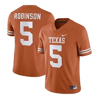 Texas Longhorns Bijan Robinson Orange Nike Game Player Jersey