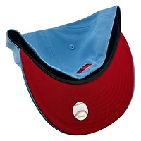St. Louis Cardinals Light Blue City Connect STL Logo Fleur De Lis Patch New Era 59FIFTY Fitted Hat