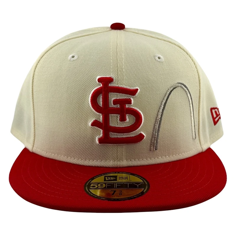 St. Louis Cardinals Cream Arch New Era 59FIFTY Fitted Hat