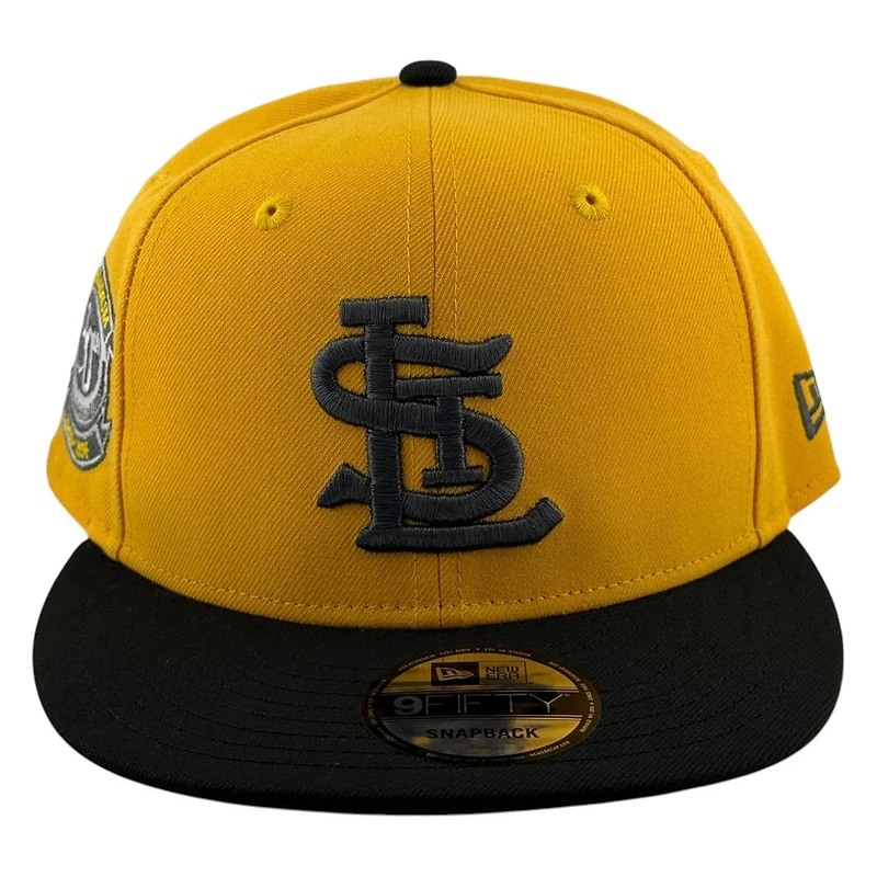 St. Louis Cardinals Yellow and Black 30th Anniversary Patch New Era 9FIFTY Snapback Hat