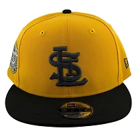 St. Louis Cardinals Yellow and Black 30th Anniversary Patch New Era 9FIFTY Snapback Hat