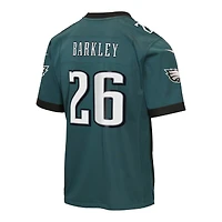 Youth Philadelphia Eagles Saquon Barkley Midnight Green Nike Game Jersey