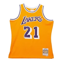 Los Angeles Lakers Michael Cooper Gold 1984-85 Mitchell & Ness Hardwood Classics Swingman Jersey