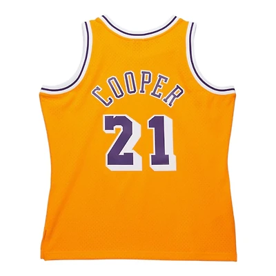 Los Angeles Lakers Michael Cooper Gold 1984-85 Mitchell & Ness Hardwood Classics Swingman Jersey