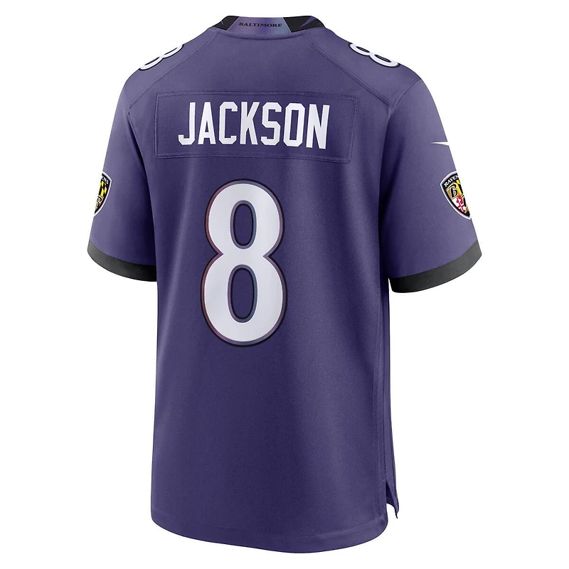 Baltimore Ravens Lamar Jackson Purple Nike Game Jersey