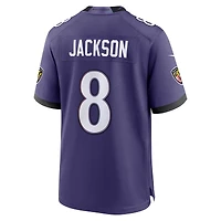 Baltimore Ravens Lamar Jackson Purple Nike Game Jersey