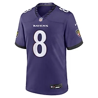 Baltimore Ravens Lamar Jackson Purple Nike Game Jersey