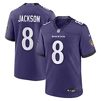 Baltimore Ravens Lamar Jackson Purple Nike Game Jersey