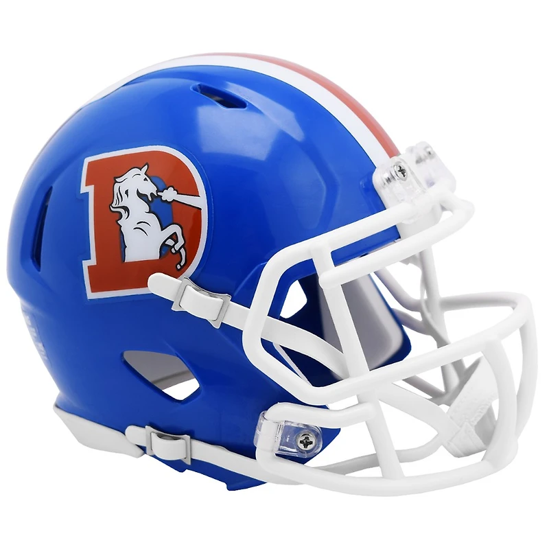Denver Broncos Royal 1975-1996 Riddell Speed Mini Helmet