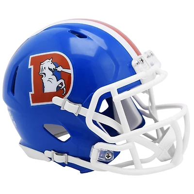 Denver Broncos Royal 1975-1996 Riddell Speed Mini Helmet