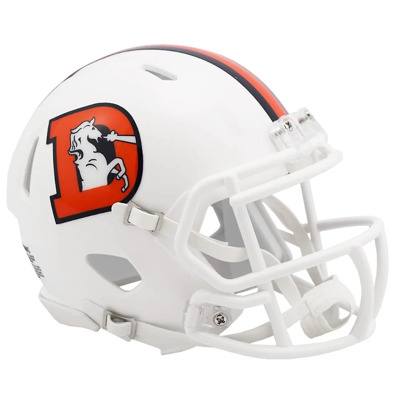 Denver Broncos White Alternate 2023 Riddell Speed Mini Helmet
