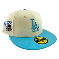 Los Angeles Dodgers LA Off White Doscientos Blue Sunny Skies Collection New Era 59FIFTY Fitted Hat