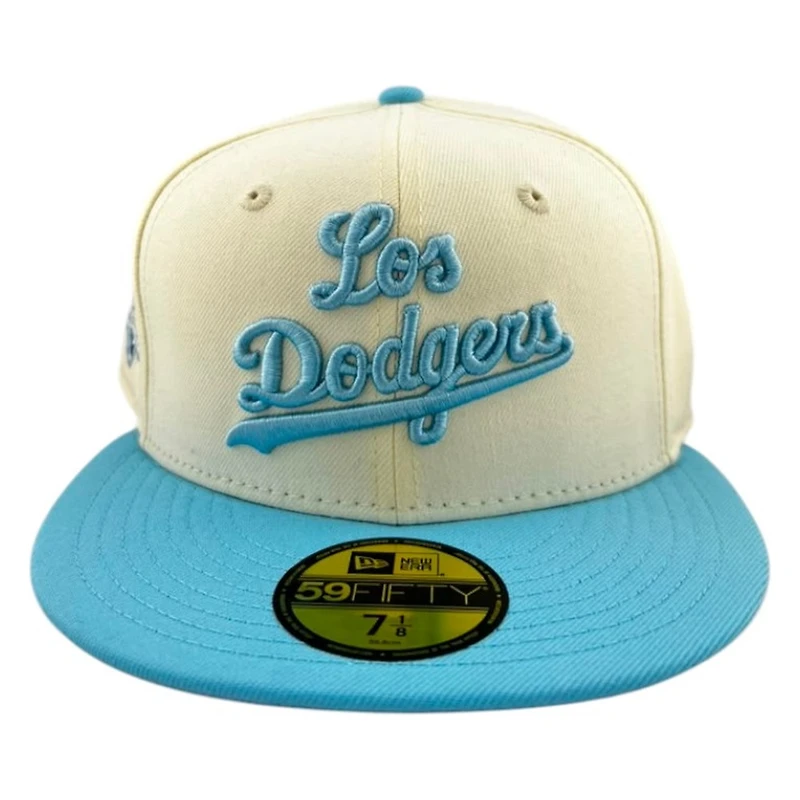 Los Angeles Dodgers Off White Doscientos Blue Sunny Skies Collection New Era 59FIFTY Fitted Hat