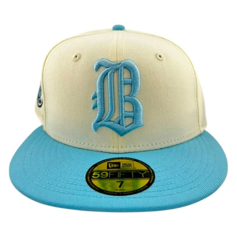 Brooklyn Dodgers Off White Doscientos Blue Sunny Skies Collection New Era 59FIFTY Fitted Hat