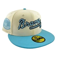 Atlanta Braves Off White Doscientos Blue Sunny Skies Collection New Era 59FIFTY Fitted Hat