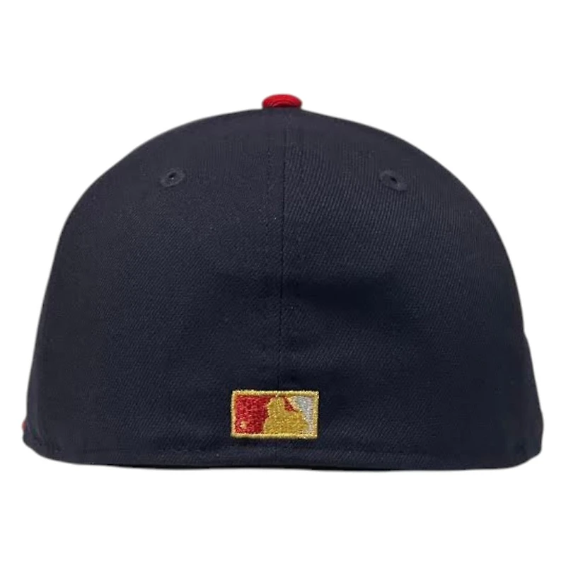 Atlanta Braves Navy Two Tone Ransom Logo 1999 World Series Patch New Era 59FIFTY Fitted Hat
