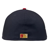 Atlanta Braves Navy Two Tone Ransom Logo 1999 World Series Patch New Era 59FIFTY Fitted Hat