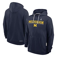 Michigan Wolverines Navy Air Jordan Standard Issue Pullover Hoodie