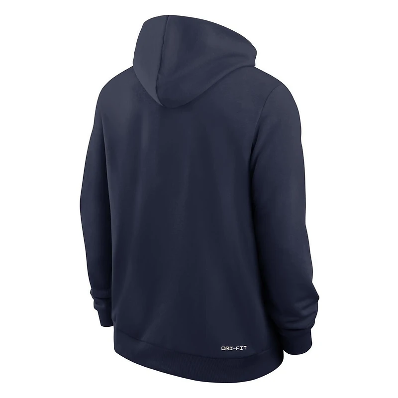 Michigan Wolverines Navy Air Jordan Standard Issue Pullover Hoodie