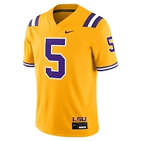 LSU Tigers Jayden Daniels Gold Alternate Nike Game Jersey