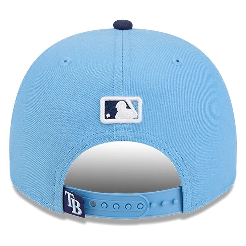 Tampa Bay Rays Light Blue Cartoon New Era 9FIFTY A-Frame Snapback Hat