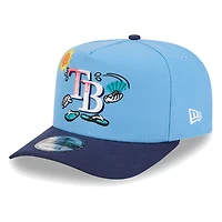 Tampa Bay Rays Light Blue Cartoon New Era 9FIFTY A-Frame Snapback Hat