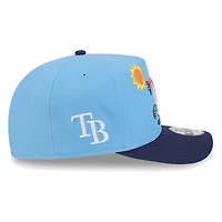 Tampa Bay Rays Light Blue Cartoon New Era 9FIFTY A-Frame Snapback Hat