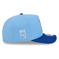 Kansas City Royals Light Blue Cartoon New Era 9FIFTY A-Frame Snapback Hat