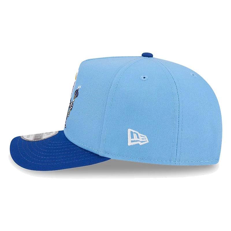 Kansas City Royals Light Blue Cartoon New Era 9FIFTY A-Frame Snapback Hat
