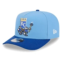 Kansas City Royals Light Blue Cartoon New Era 9FIFTY A-Frame Snapback Hat