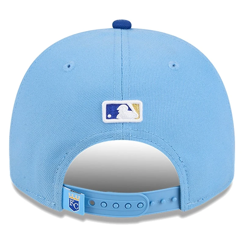 Kansas City Royals Light Blue Cartoon New Era 9FIFTY A-Frame Snapback Hat
