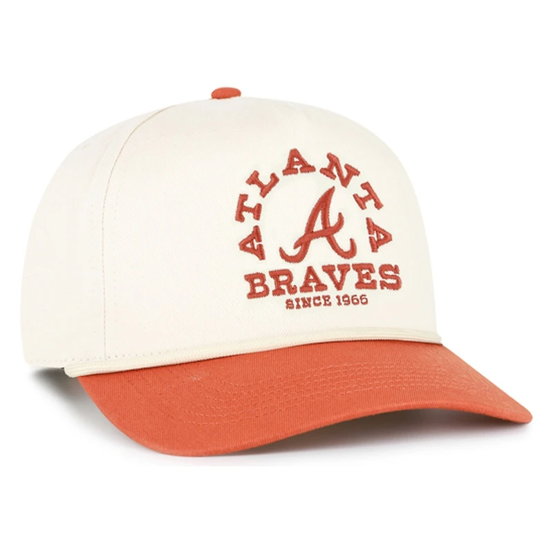 Atlanta Braves Natural Ranchero TT '47 Hitch Snapback Hat