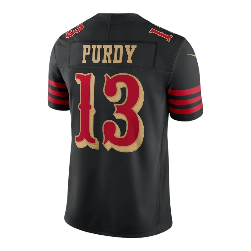 San Francisco 49ers Brock Purdy Black Rivalries Collection Nike Stitched Limited Jersey